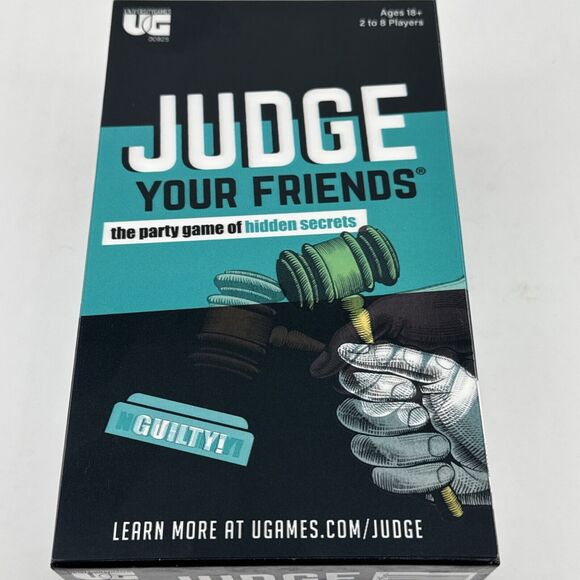 University Games Judge Your Friends Party Game Of Hidden Secrets Ages 18+ - Picture 1 of 12